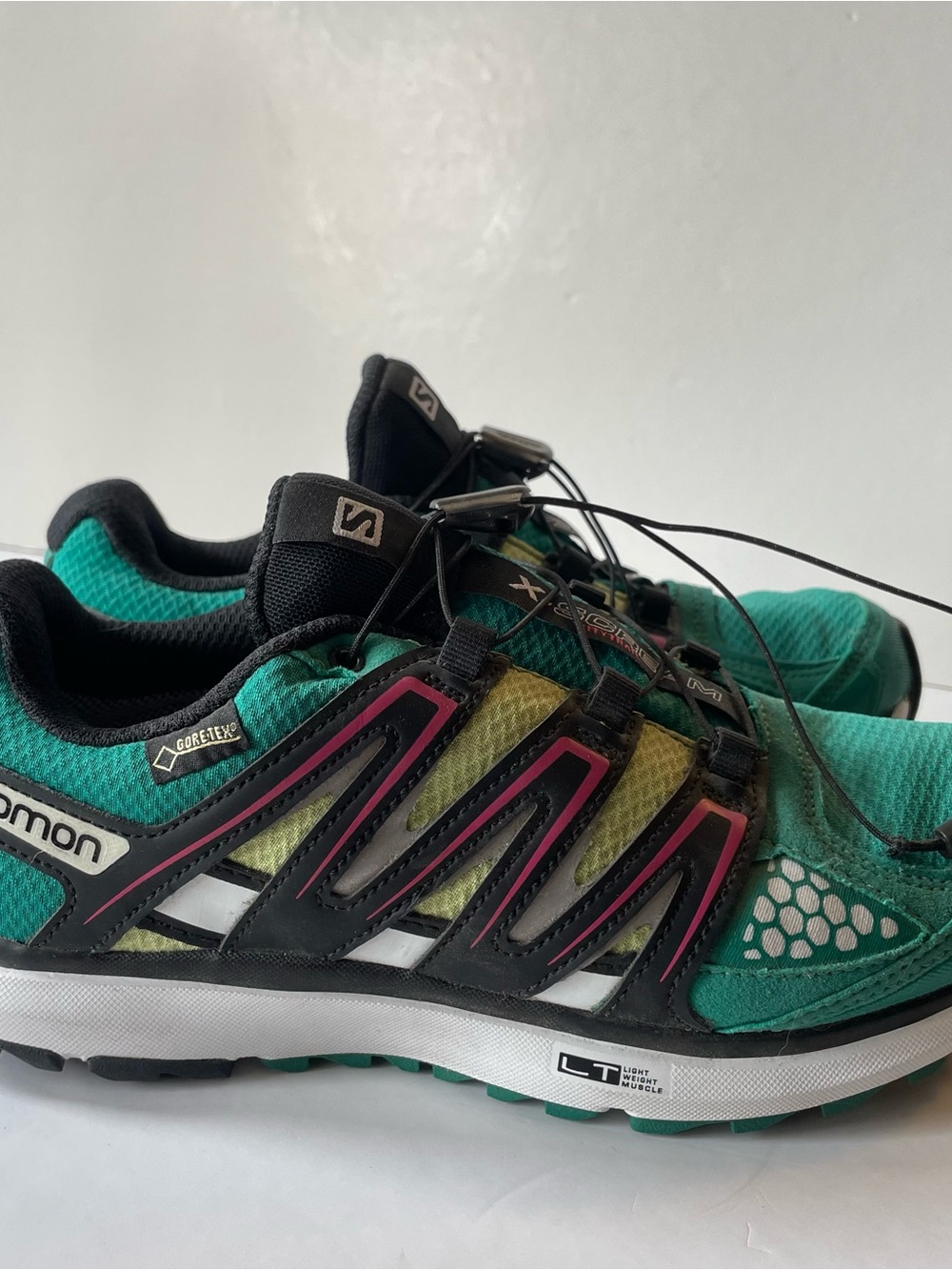 Salomon X-Scream GTX Gore-Tex Trail Running Shoes Women’s Size 6 Teal Green